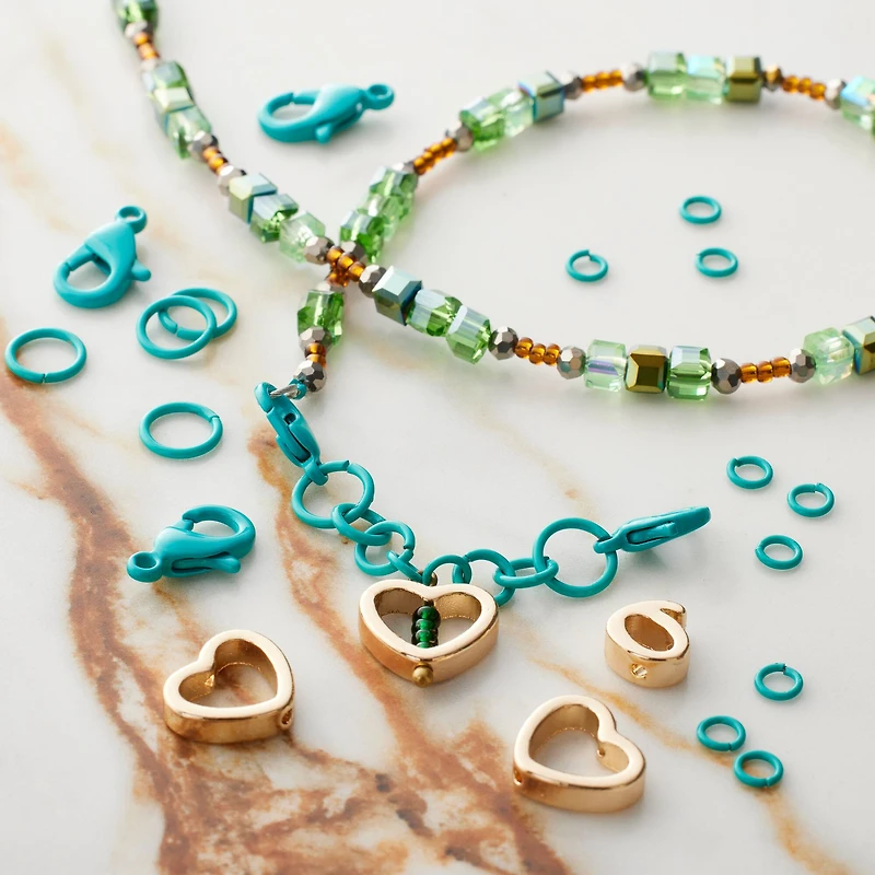 Gold Heart Bead Frames, 6ct. by Bead Landing™