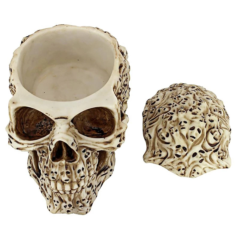 Design Toscano 6.5" Skull's Soul Spirit Sculptural Box