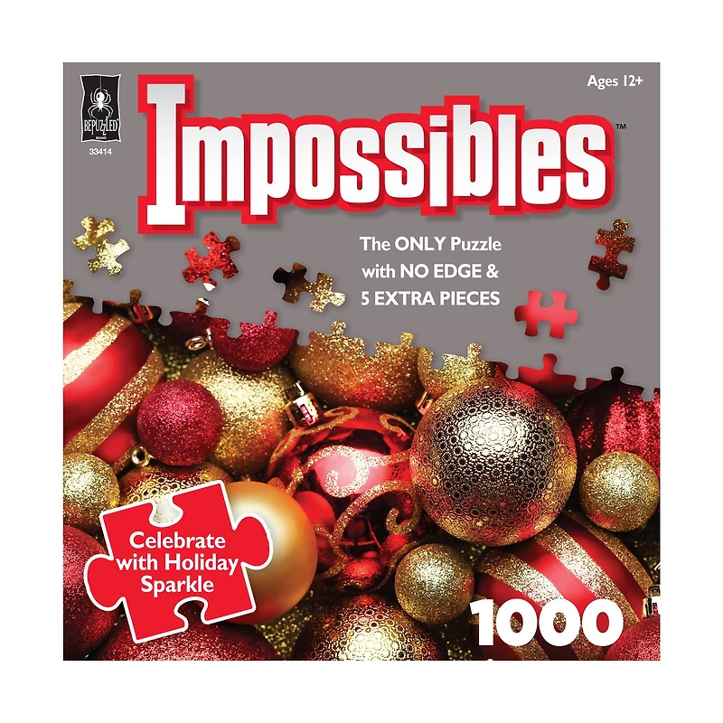 Impossibles Puzzle - Celebrate with Holiday Sparkle: 1000 Pcs