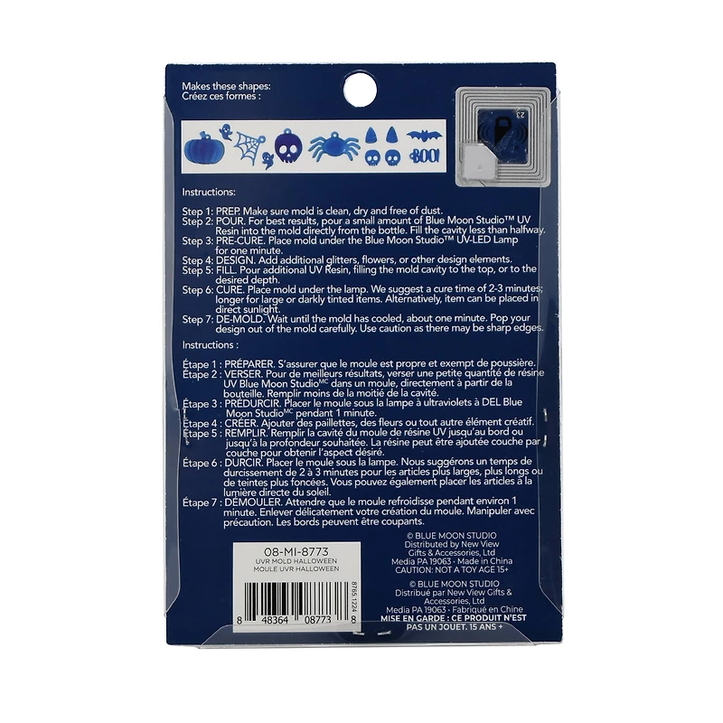 Blue Moon Studio™ UV Resin Craft Halloween Silicone Mold