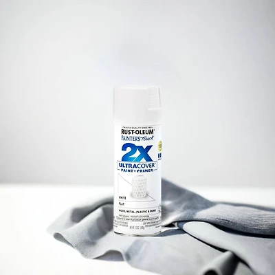 Rust-Oleum® Painter's Touch® 2X Ultra Cover® Flat White Spray Paint & Primer