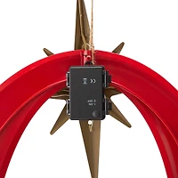 Glitzhome® 3.5ft. LED Metal Joy Angel Yard Stake Set with Timer