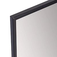 Habitat Evri 24" Black Rectangular Wall Mirror