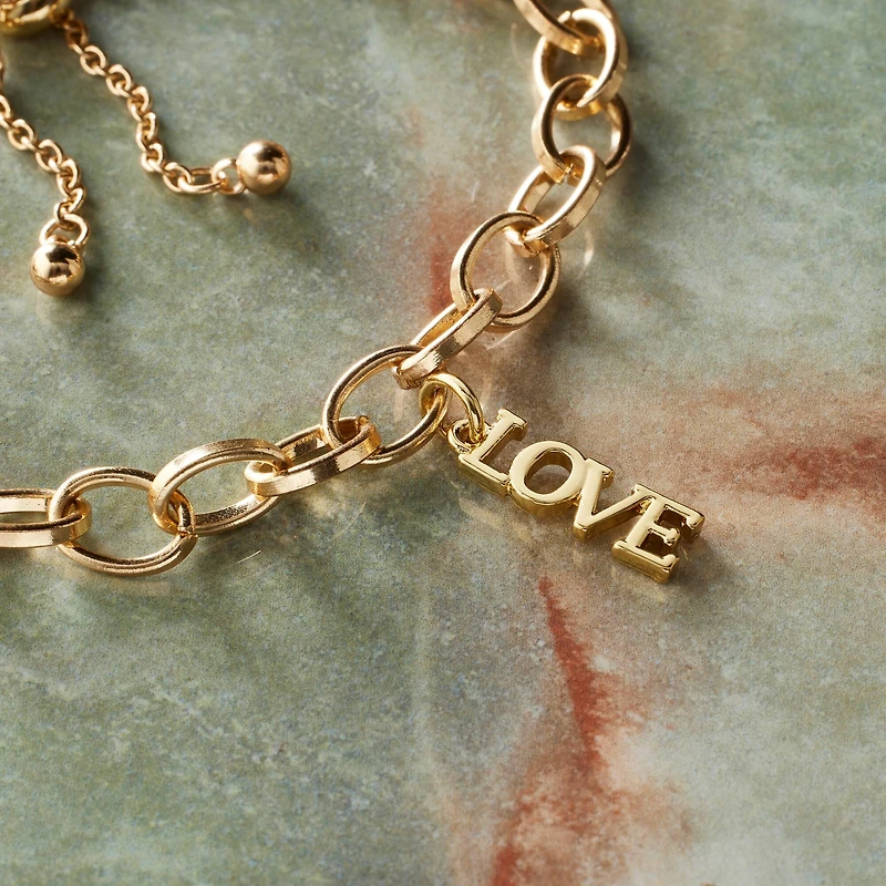14K Gold Plated Love Charm by Bead Landing™