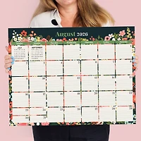 2026 Bountiful Blooms Large Desk Pad Monthly Blotter Calendar
