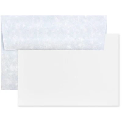 JAM Paper A6 Recycled Parchment Blank Cards & Envelopes
