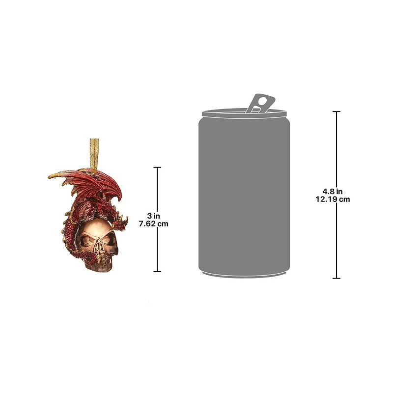 Design Toscano 3ct. The Black Coal Dragon 2016 Ornaments