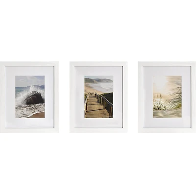 3 Pack Gallery™ White Frame with Mat by Studio Décor®