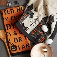DII® Haunted Hollow Printed Dishtowels Set