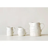 Hello Honey® 14oz. White Stoneware Pitcher
