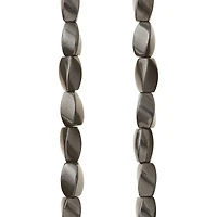 Magnetic Hematite Twist Beads, 12mm by Bead Landing™