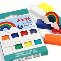 Rosa Talent Jam Clay Rainbow Oven-Bake Polymer Clay Set
