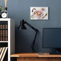 Stupell Industries Women's Glam Fashion Coffee Latte Art Designer Brand Framed Wall Art