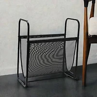 Household Essentials 20" Mesh Indoor/Outdoor Log Holder Magazine Rack