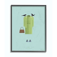 Stupell Industries The Birds Fashion Black Framed Wall Art