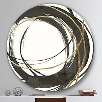 Designart - Gold Glamour Circle III