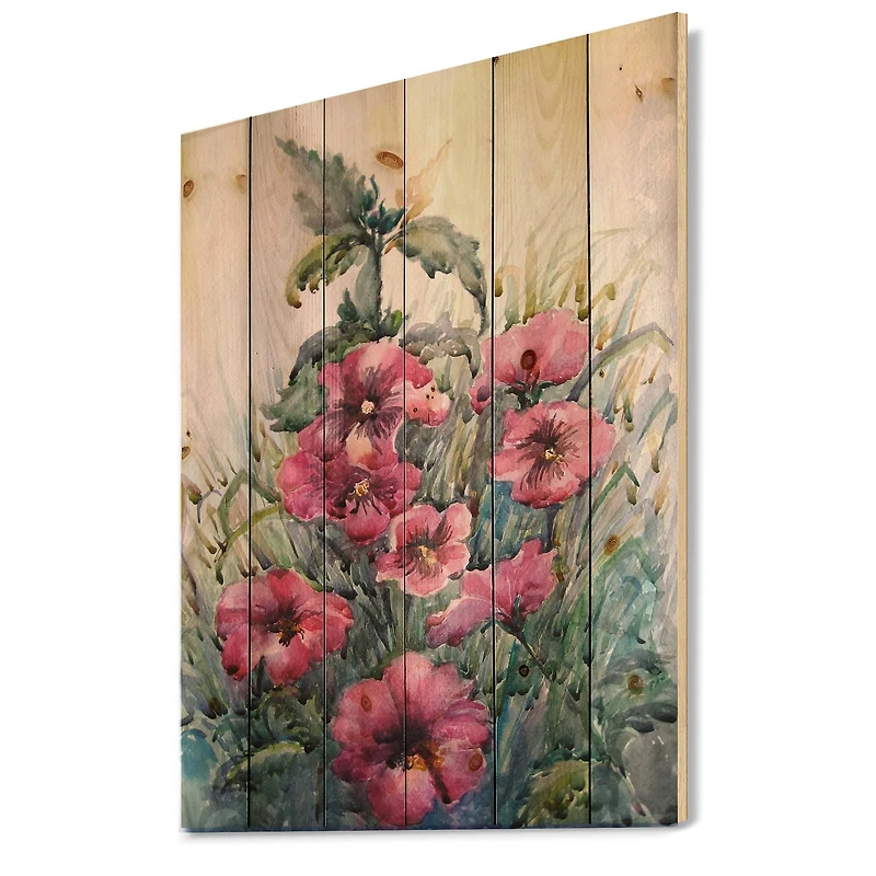 Designart - Blossoming Hibiscus In The Wild