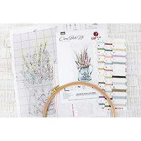 Luca-s Bouquet With Lavender Counted Cross Stitch Kit