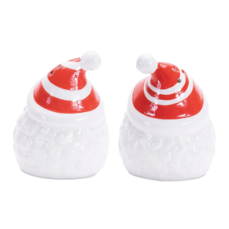 Traditional Santa Salt and Pepper Shaker, Set of 2