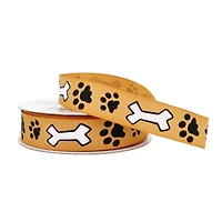 5/8" x 7yd. Grosgrain Paw Print & Dog Bone Ribbon by Celebrate It™