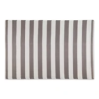 DII® Stone & White Rugby Stripe Outdoor Rug, 4ft. x 6ft.