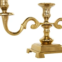 Aluminum Scrolled Candelabra
