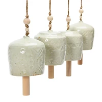 Hello Honey® Stoneware Bell with Reactive Glaze Set