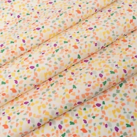 SINGER Orange Party Confetti Cotton Fabric