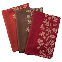 DII® Assorted Fall Harvest Vine Jacquard Dishtowel Set