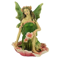 Design Toscano 9" Green Fairy of Acorn Hollow Statue