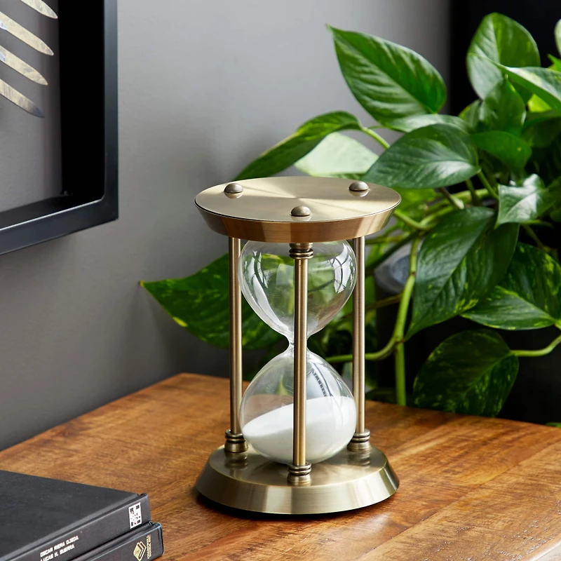 9'' Brass Metal Glam Timer