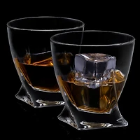 JoyJolt® 10.8oz. Atlas Crystal Whiskey Glasses, 2ct.