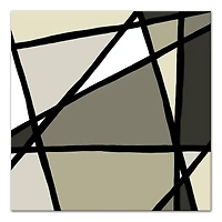 Neutral Modern Abstract 24" x 24" Canvas Wall Art