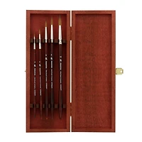 Princeton™ Round Short Handle Kolinsky Sable 5 Piece Brush Set