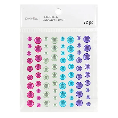 Assorted Colors Rhinestone Stickers by Recollections™