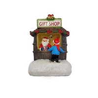 Wizardi 2.15" x 2.95" Christmas Village Holiday Gift Shop