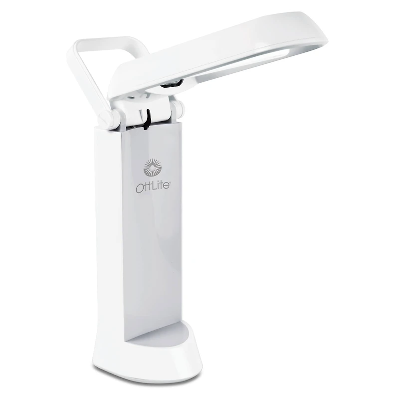 OttLite 13w White Folding Task Lamp