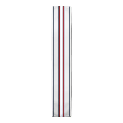 72" Red, White & Blue Stripes Poly Twill Runner