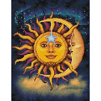 Diamond Dotz® Intermediate Sun & Moon Diamond Painting Kit