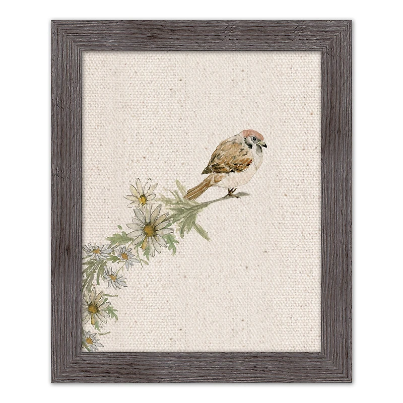 Perched Bird Western Framed Print