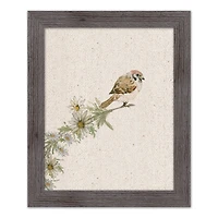 Perched Bird Western Framed Print