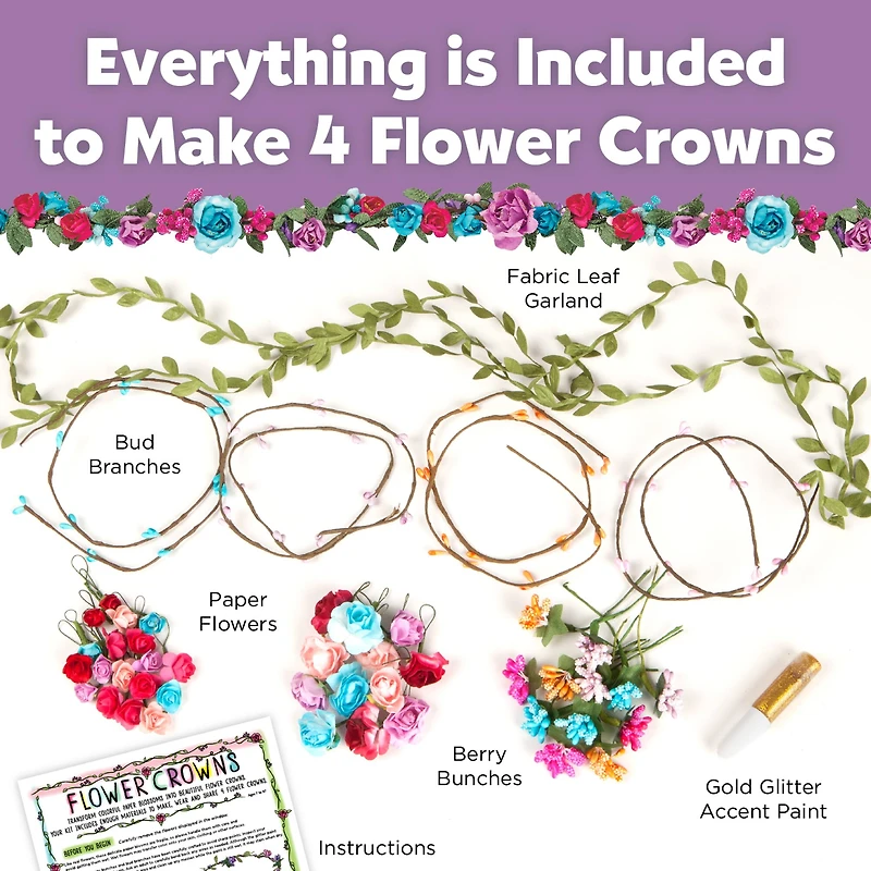 Creativity for Kids Flower Crowns Kit