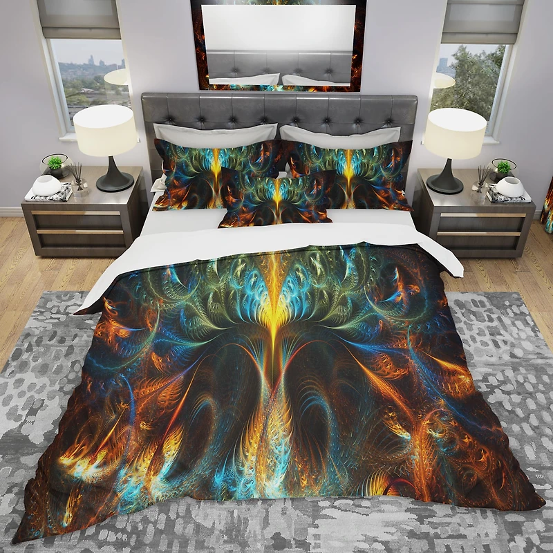 Designart 'Never Endingabstract' Modern & Contemporary Bedding Set