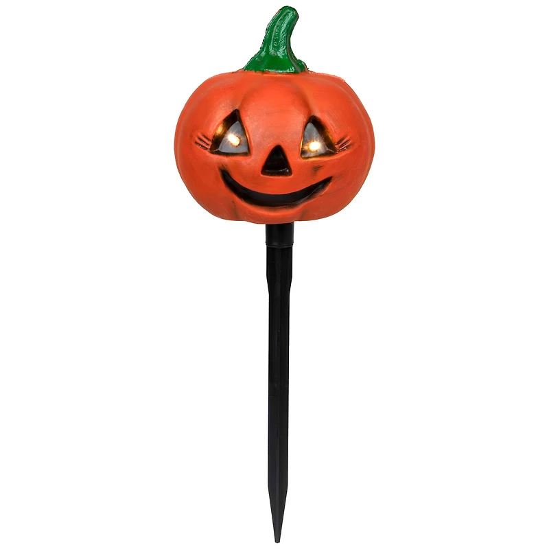 Lighted Jack-o-Lantern Halloween Pathway Markers Set, 3ct.
