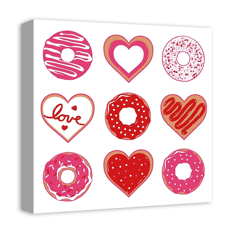 Valentines Sweets Canvas Wall Art