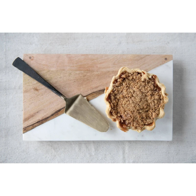 Hello Honey® Mango Wood & Marble Serving Tray