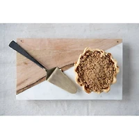 Hello Honey® Mango Wood & Marble Serving Tray