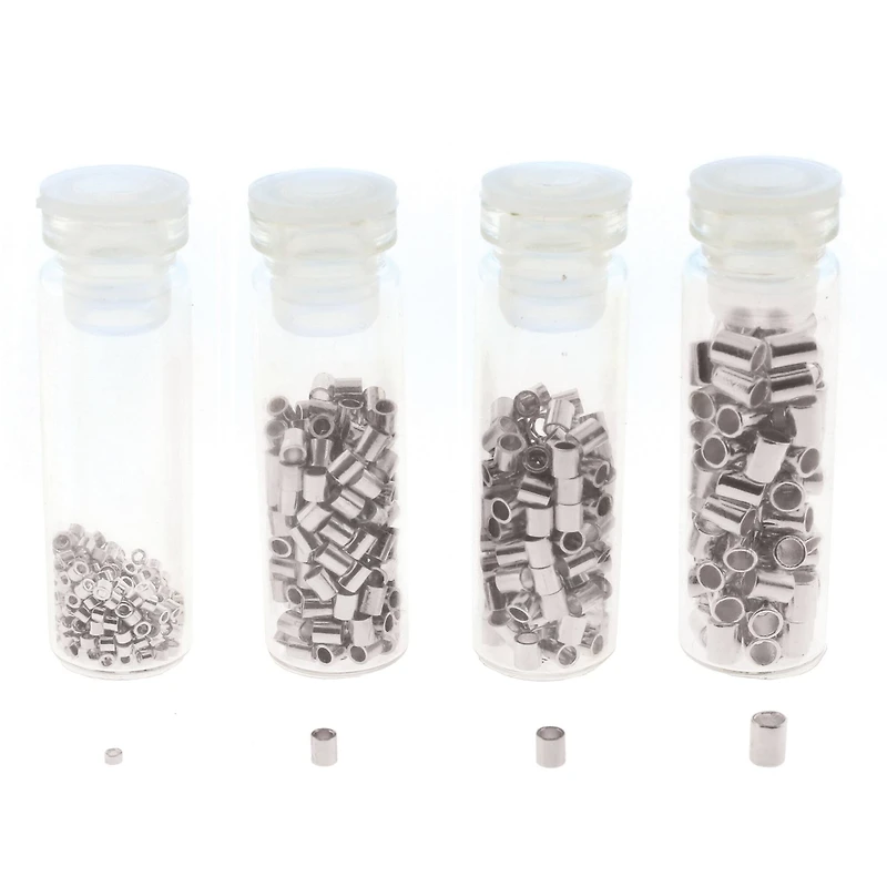 The Beadsmith® Silver Plated Crimp Tubes, 600ct.