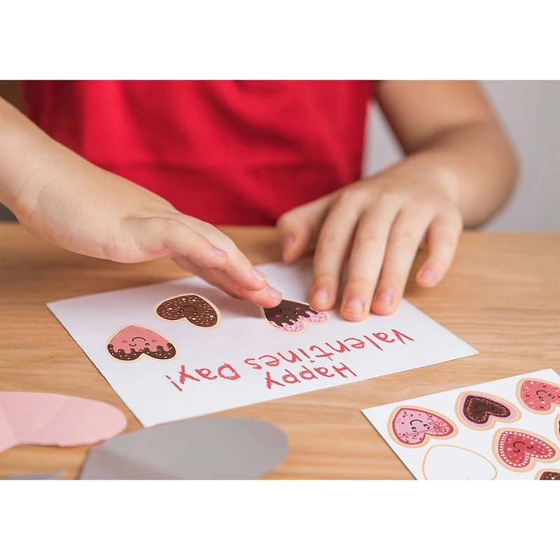 Teacher Created Resources® Frosted Heart Cookies Stickers, 72 Per Pack, 12 Packs total of 864