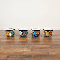 12.5" Handmade Mexican Talavera Ceramic Planter